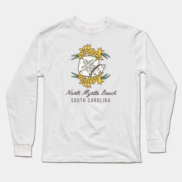 North Myrtle Beach South Carolina SC Tourist Souvenir Long Sleeve T-Shirt by carolinafound